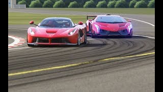 Battle Lamborgini VENENO vs Ferrari LaFerrari at Top Gear [upl. by Storer]