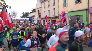 Marathon du Beaujolais 2019  le départ à Fleurie [upl. by Allan]