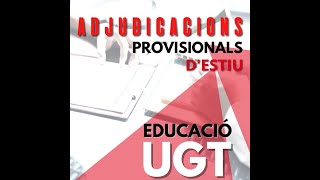 Adjudicacions provisionals destiu [upl. by Hakim]