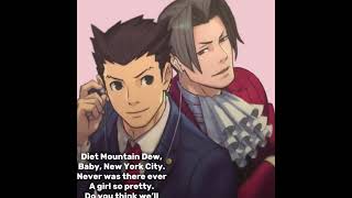 WrightworthNarumitsu edit  Ace Attorney 12 day editing challenge [upl. by Onitnas]