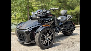 GA Spyder Rally  Cartersville GA canam spyderf3 akrapovic canamonroad canamryker spyder [upl. by Albarran]