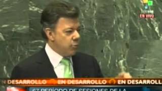 Proceso de Paz y drogas temas de Colombia en la ONU [upl. by Berard]