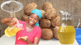 How To Make The Best Pure Coconut Oil Recipes   Cooking Recipe Home Made Coconut Oilcoconut [upl. by Wenger]