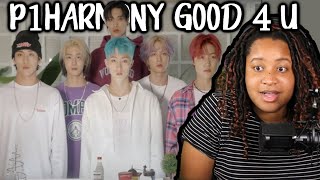 REACTION TO P1HARMONY GOOD 4 U COVER [upl. by Ailahs]