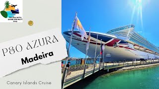 PampO Azura  Canary Islands Cruise  Madeira  Funchal  Monte Palace Gardens  Cable Car  Toboggan [upl. by Schultz]