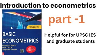 introduction to econometrics economic randomly [upl. by Gunilla]