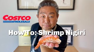 Professional How To Costco Shrimp Preparation For Nigiri [upl. by Loren]