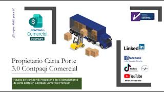 Propietario Carta Porte 30 Contpaqi Comercial Premium [upl. by Markman]