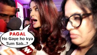 Aishwarya Rai HARASSED By Media At Womens Day Event In Mumbai [upl. by Vokay]