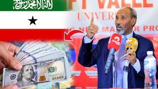 Dr Cabdiraxmaan Bayle oo reer Somaliland baraya Dhaqaalaha [upl. by Weisberg714]