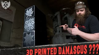 3D Printed Canister Damascus [upl. by Annorah]