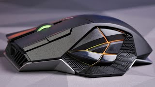 Asus ROG Spatha X gaming mouse review  One heavy boy [upl. by Naras]