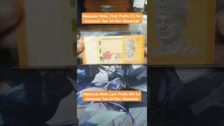 Malaysia Note Prefix for New and Last Governor banknotescollector banknote currency malaysia [upl. by Ettenwad]