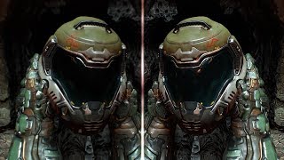 Doom Graphics Comparison Nintendo Switch vs PS4 vs Xbox One vs PC [upl. by Charron]