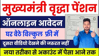 Vridha pension online apply 2024  Vridha Pension Online kaise kare 2024  वृद्धा पेंशन योजना ऑनलाइन [upl. by Aisined]