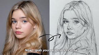 Discover the Secrets of Portrait Drawing with the Loomis Method [upl. by Eadas]