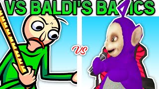 RAP BATTLE WITH BALDI  Friday Night Funkin VS Baldis Basics In Funkin  Full Week FNF Mod [upl. by Akeemahs]