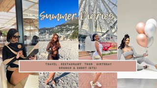 SUMMER DIARIES  GRWM BIRTHDAY SHOOT PREPS  RESTAURANT TOUR  BEACH WITH FRIENDS [upl. by Montford]