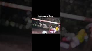 Goalkeeper training😱 goalkeepertraining viralshorts ytcreator [upl. by Cello]