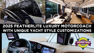 Custom 2025 Featherlite Prevost Exclusive Motorcoach Tour with Yacht Technology prevost luxuryrv [upl. by Iruy729]