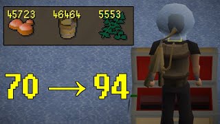 I Mined 75k Sand for 94 Crafting  OSRS Ironman 3 [upl. by Aneetak]