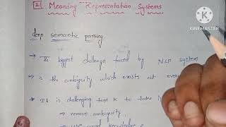 15  Meaning Representation Requirements for achieving Semantic Interpretation NLPnlp jntu [upl. by Capp]