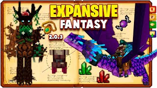 👉 EXPANSIVE FANTASY para MINECRAFT pe ► ACTUALIZACION 203 [upl. by Eldoria]