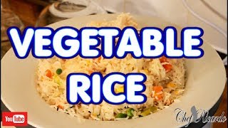 How To Cook Your Vegetable Rice In The Rice CookerAt Home  Recipes By Chef Ricardo [upl. by Harriott]