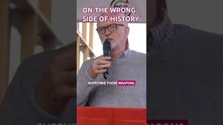 On the wrong side of history shorts jeremycorbyn palestine protest uk [upl. by Nahtad]