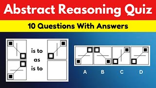 Abstract Reasoning Test Quiz  Questions with Answers  Test Your Skills Now [upl. by Maleki686]