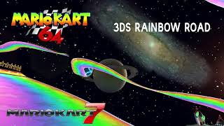 3DS Rainbow Road in the style of Mario Kart 64 [upl. by Lumbye]