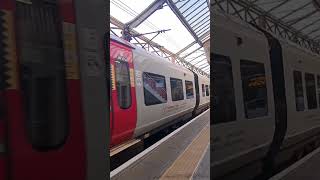 197008 leaving Crewe Station with horn [upl. by Farah]