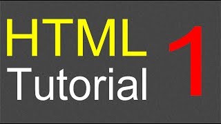 HTML Tutorial for Beginners  01  Creating the first web page [upl. by Meldoh120]