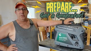 Cummins Onan P2500I Generator Inverter Review [upl. by Honoria]