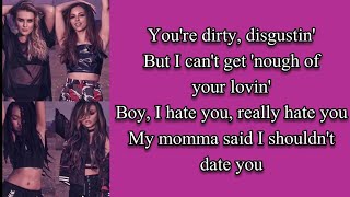 Little Mix  FU  lyrics [upl. by Aohsoj]