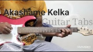 Akashame Kelka  Malayalam Christian Devotional Song  Guitar Tutorial  Guitar Tabs [upl. by Kramlich]