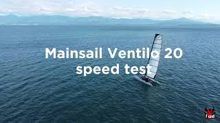 Mainsail Ventilo 20 Speed Test  Forward Sailing [upl. by Darell]