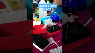 Trodat Stamp ink refill of Trodat Flashy 6907 trodat viral youtubeshorts [upl. by Adham]