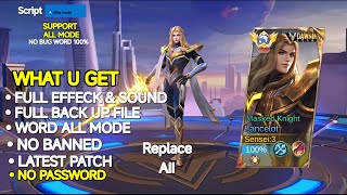 Script Skin Lancelot HERO Dawning Star No Password  Full Effect amp Sound [upl. by Barbaresi796]