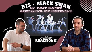 Musicians First Time Watching Black SwanBTS  REACTION [upl. by Onirotciv]