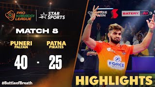 Puneri Paltans makes it 22 in BattleOfBreath  ProKabaddiOnStar 2024 HIGHLIGHTS [upl. by Swor]