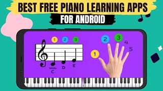 5 Best Free Piano Apps for Android of 2024  for Beginners  Piano Learning App 🎹 [upl. by Brana]