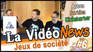 La vidéoNews 6  le concours les Kickstarters et les sorties du 20 avril 2019 [upl. by Tyre19]