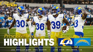 Highlights Rams Top Plays vs Chargers Preseason Week 2  Stetson Bennett to JJ Laap 47Yard TD [upl. by Lightman]