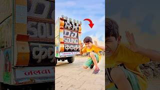 Mini dj wale ko bhut mara😱😱 mini dj chin liya  Power big driver vs mini dj truck [upl. by Flor]