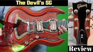 The Devils SG  2009 Gibson Zoot Suit SG Red and Black Beelzebub Pick of Destiny  Demo [upl. by Cordie184]