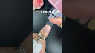 Nails for STRICT schools 😏 nailart nails naildesign manicure nailtech nailtutorial gelnails [upl. by Urbannal]