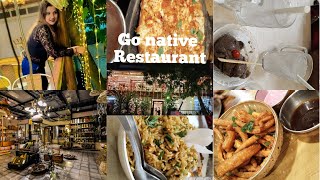 Go native restaurant ♥️ [upl. by Auqinaj138]