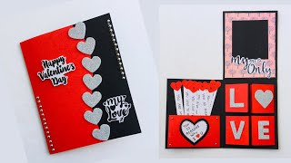 Beautiful Handmade Valentines Day Card IdeaDiy Greeting Cards For Valentine’s Day [upl. by Hgielra]