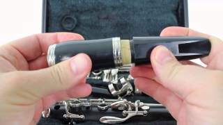 Clarinet Beginner Lesson 21  Assembling the Mouthpiece Barrel and Reed [upl. by Enohs]